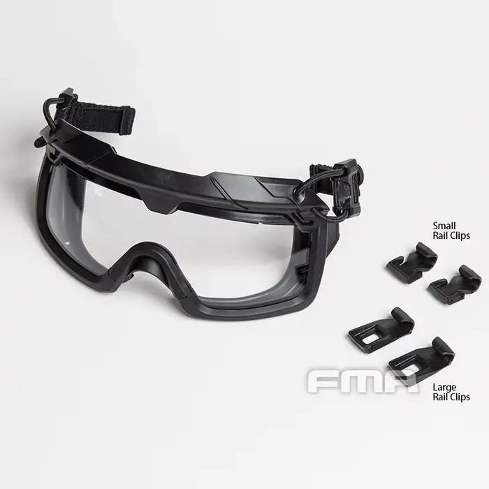Lunettes anti-buée 3MM pour casques pêche - Compatibles rails OPS-CORE, protection visuelle optimale