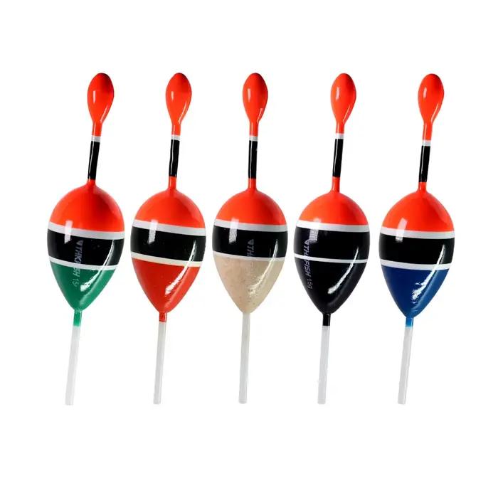 5 flotteurs coulissants en liège balsa 15g et 5g pour pêche en mer et eau douce,