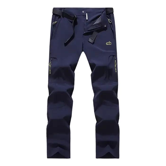 Pantalon pêche été stretch imperméable 5XL séchage rapide - Léger technique poches zippées homme