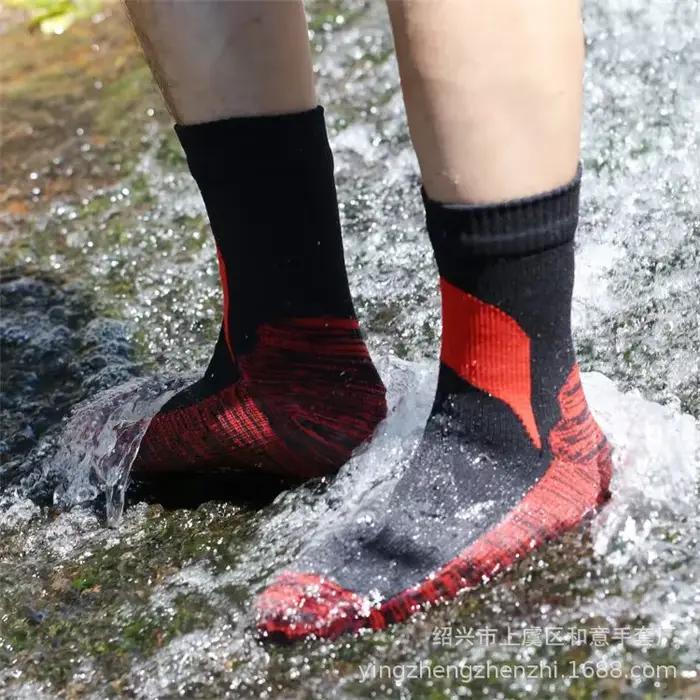 Chaussettes imperméables respirantes pour randonnée hiver pêche ski camping chaudes confortables
