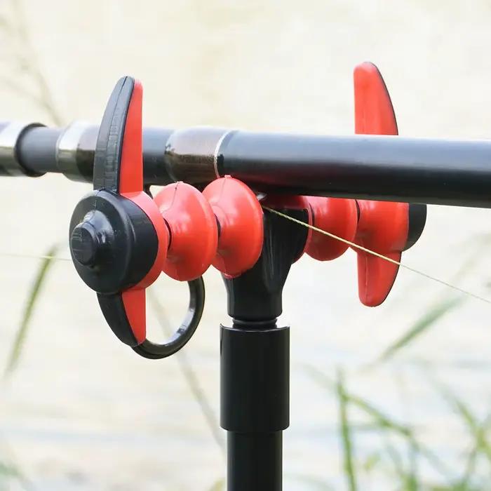 Support de canne feeder Hirisi AC206 rouge pour buzz bars et alarmes de touche - Accessoire terminal
