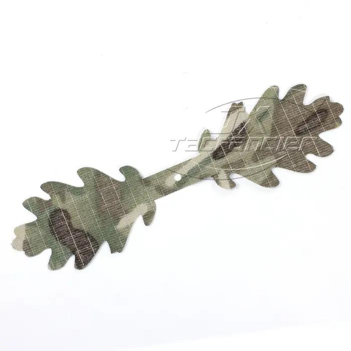 Kit camouflage 3D pour casque de pêche - Filet de dissimulation découpé au laser pour pêche discrète