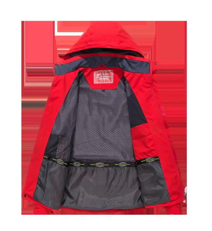 Veste de randonnée imperméable grande taille pour homme - Coupe-vent pêche chasse et trekking