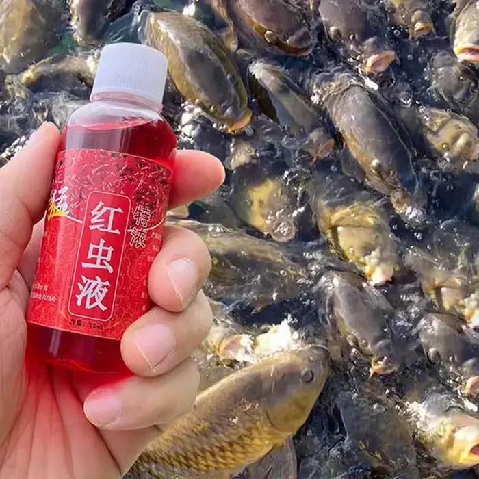 Concentré liquide 60ML senteur ver de sang attracteur poissons - Additif appât perméabilité appétit truite cabillaud carpe perche
