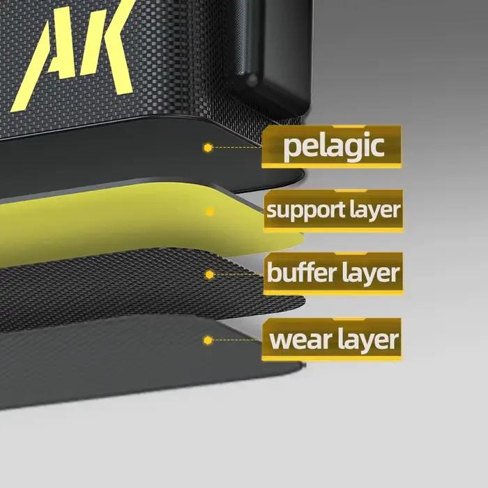 Seau de pêche pliable portable grande capacité pour poissons vivants en matériau EVA épaissi