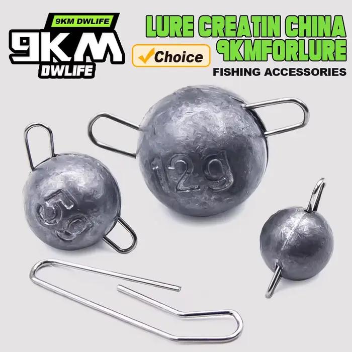 Plombs Cheburashka 9KM 10 pièces avec connecteur - Sinkers pour pêche freshwater précise
