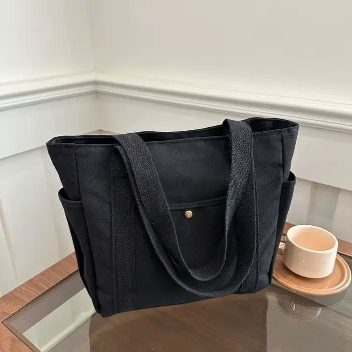 Sac tote canvas Homefish grand volume pour transport équipement pêche, études et shopping quotidien