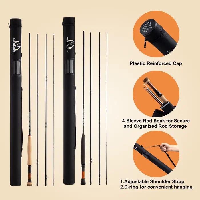 Canne compétition nymphage Maxcatch 10'0''/10'6'' 2/3WT pour pêche technique européenne