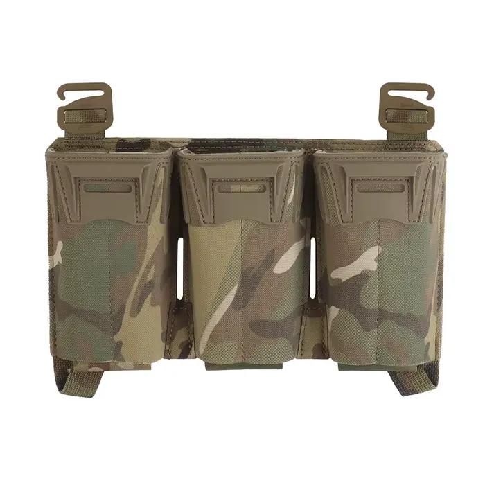 Pochette triple chargeur tactique pour pêche - Organisation équipement molle sub-zero