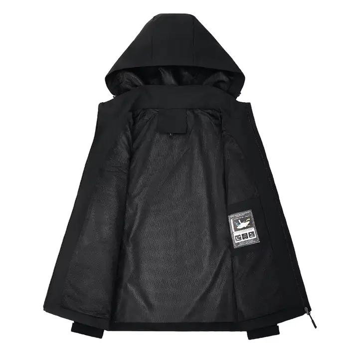 Veste pêche imperméable avec capuche - Vêtement technique pour pêche en conditions humides