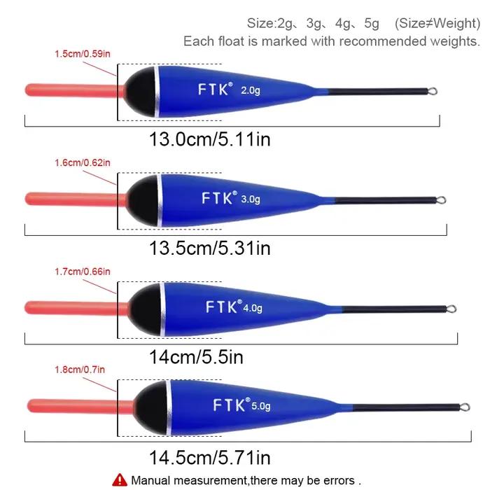 Flotteur Barguzinsky en sapin pour la pêche à la carpe, 5 flotteurs verticaux 13-14.5cm 2-5g, accessoires pêche
