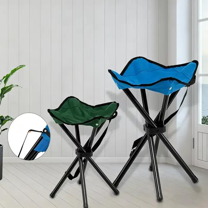 Tabouret pliant triangle pour pêche pratique et léger - siège de pêche portable compact