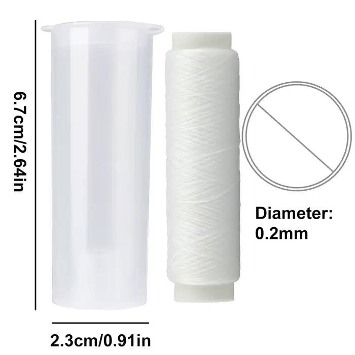 FTK 250m fil à appâts invisible - Bobine robuste pour fixation d'esches - Accessoire mer et pêche au vif