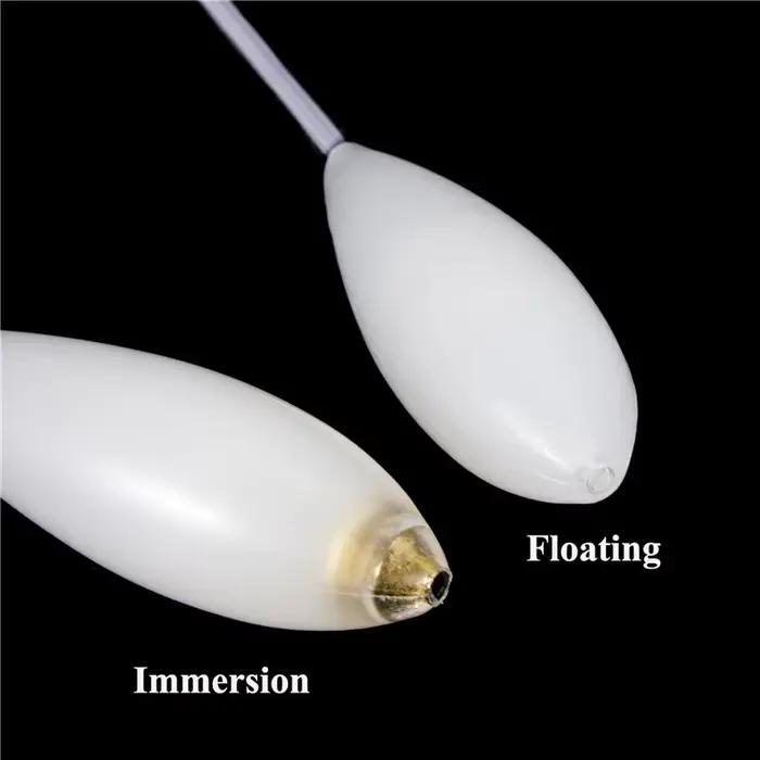 5 flotteurs bombardier acrylique 15g-50g pour pêche à la carpe - Flotteurs remontants haute visibilité