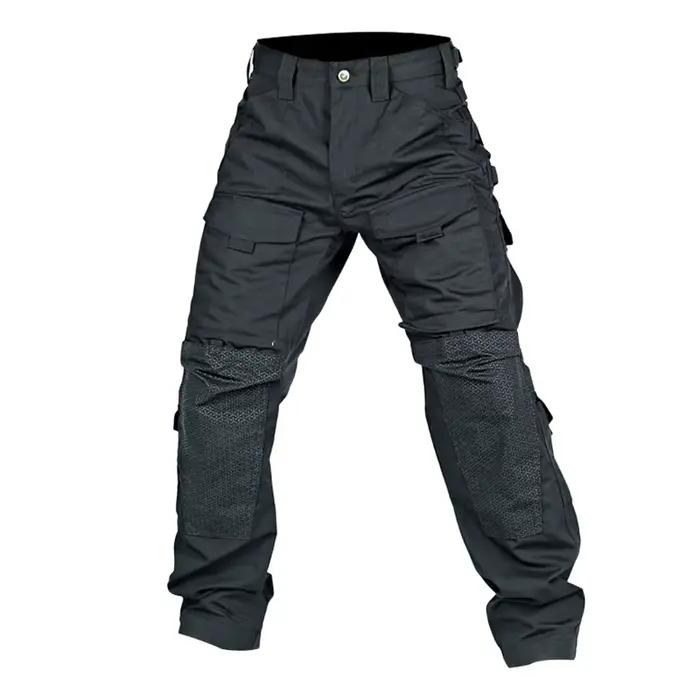 Pantalon cargo militaire résistant pêche travail randonnée hommes outdoor multi-poches