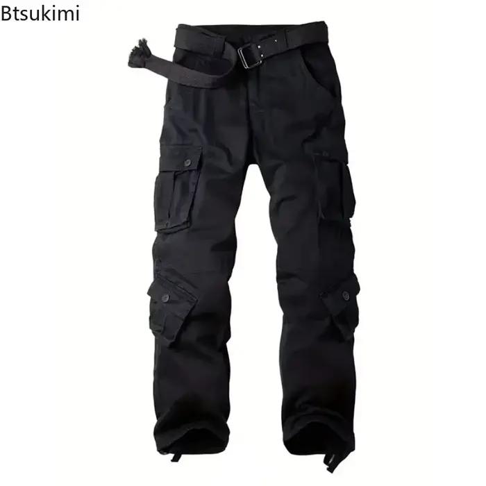 Pantalon cargo camouflage 2026 homme pêche tactique multi-poches coton loose outdoor