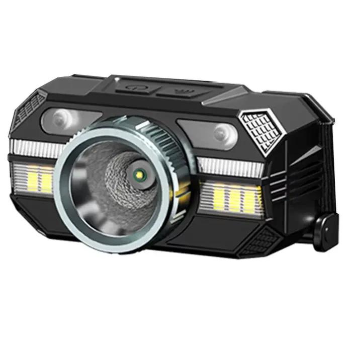 Lampe frontale pêche puissante WARSUN zoomable rechargeable 18650 pour lanternes de pêche