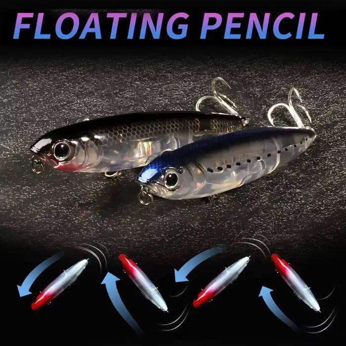 Leurre flottant GOBAIT 17,5g 10cm pour pêche topwater en surface avec animation walk the dog et