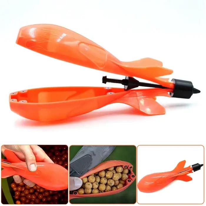 Rocket feeder pour lancer d'appâts en pêche à la carpe - Bateau amorceur et spomb flottant