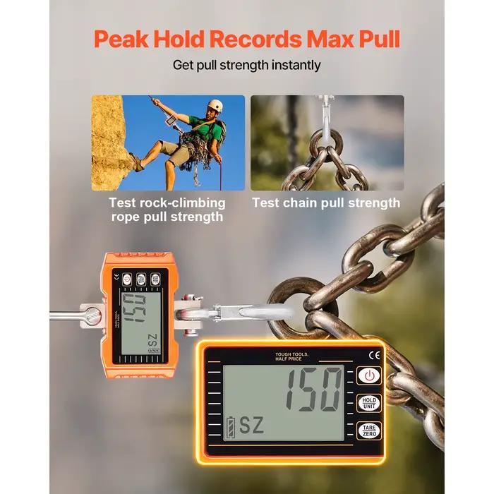 Balance gru numérique 1000kg/2000kg télécommande pêche industrielle LCD rétroéclairage