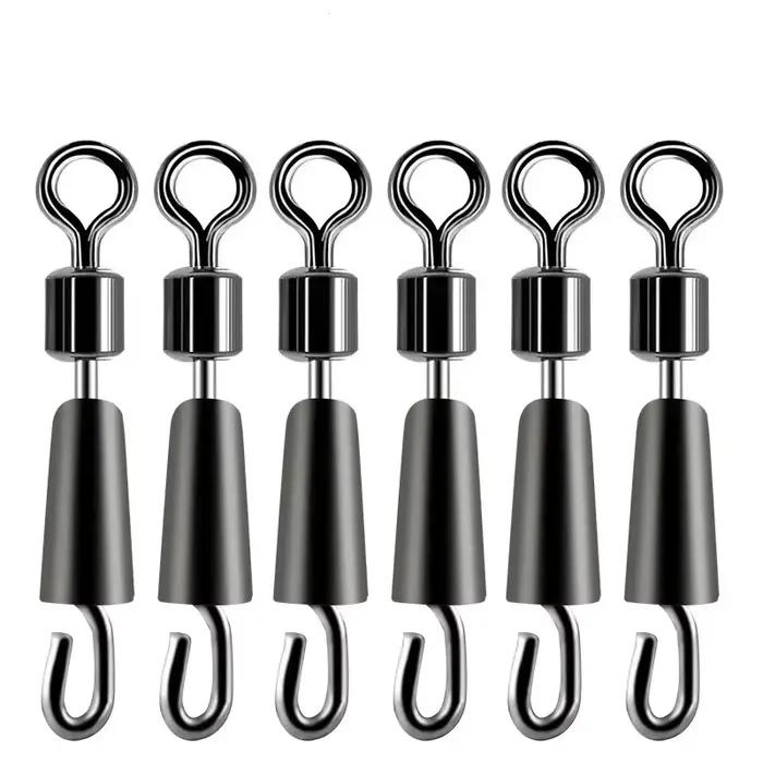 30 à 50 pièces roulements émerillons pêche carpe acier inoxydable accessoires leurres hameçons solides