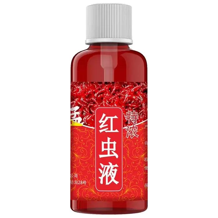 Attractant liquide 60ml vers de sang concentré pour perche silure - Appât additif