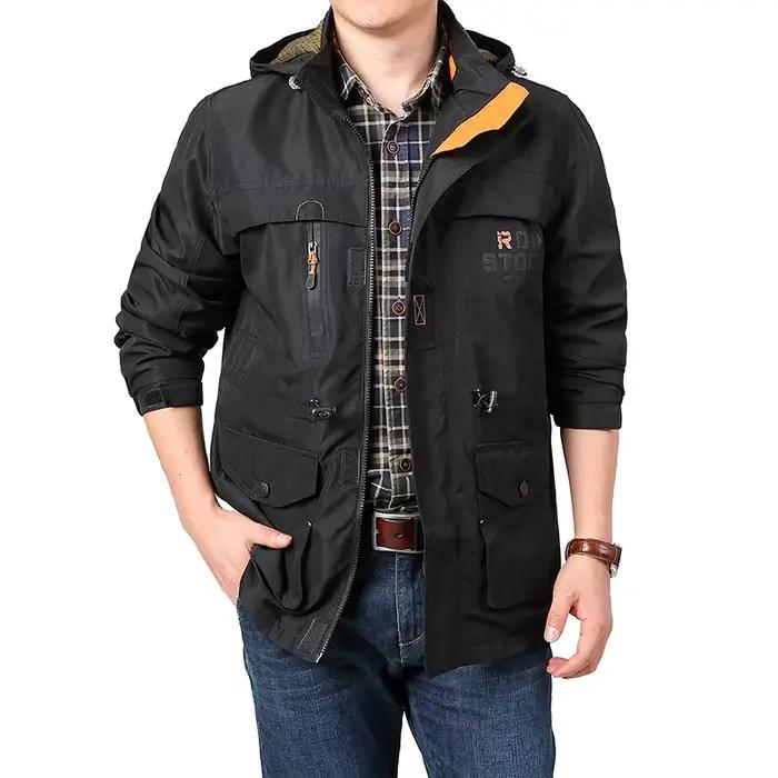 Veste business casual 2024 homme - Manteau sport coupe-vent léger printemps escalade