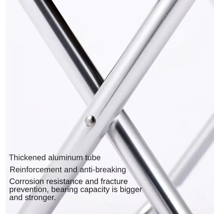 Tabouret de pêche pliant léger avec sac de transport - Siège portable aluminium pour camping et plage