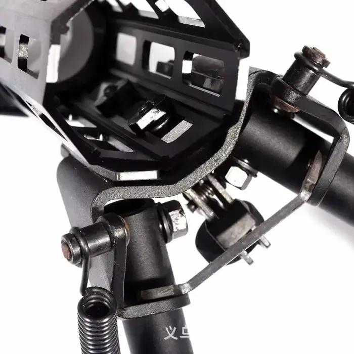 Adaptateur bipode M-LOK Keymod pour rail Picatinny AR15 - montage bas profil chasse tactique