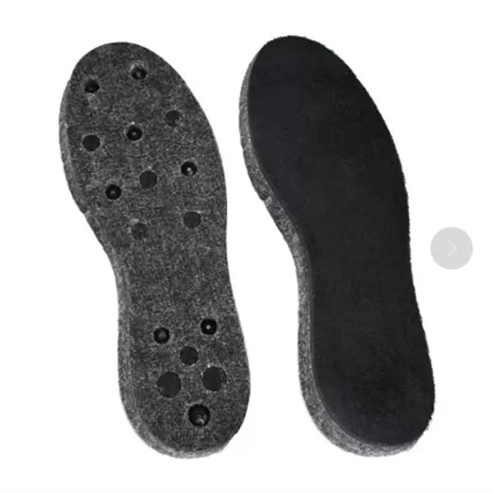 Semelles feutre avec clous pour chaussures de pêche - Semelles amovibles anti-dérapantes tailles 39 à 45 pour pêche sur rochers