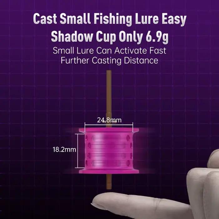 Moulinet Baitcasting Ultraléger 135g Kingdom pour Pêche Light Game - Débrayage 4kg et Spool Shallow Micro Monster