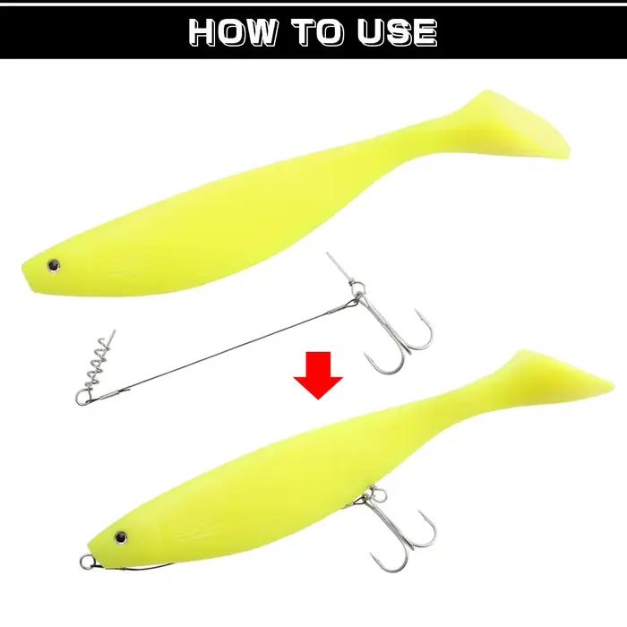 Montage Pike Fishing Spinpoler Corkscrew Stingers Rig Acier à Haute Teneur en Carbone Pour Pêche en Mer Occasionnels Expérimentés