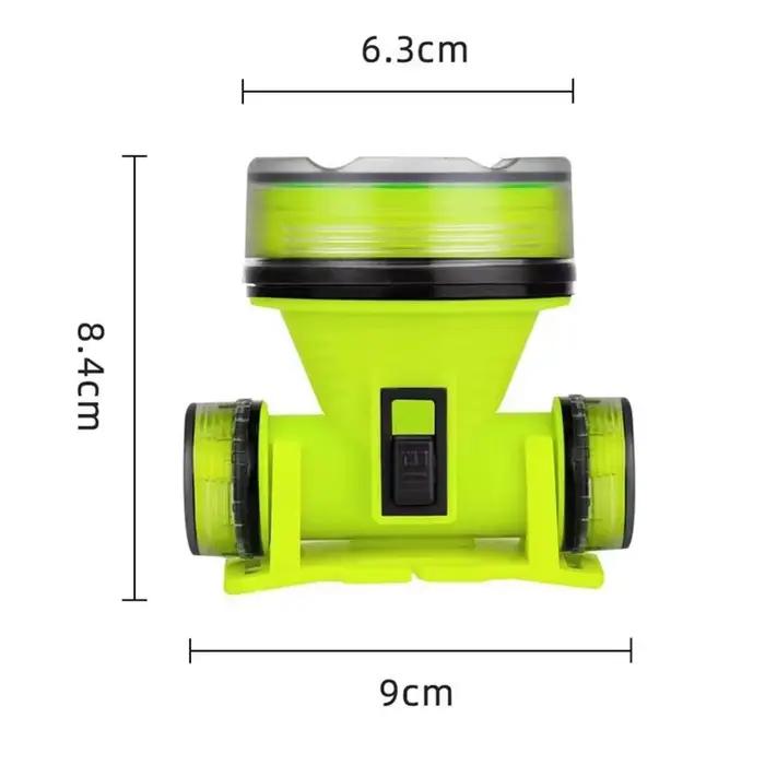 Lampe frontale plongée rechargeable 350m étanche LED puissante pour pêche sous-marine et chasse