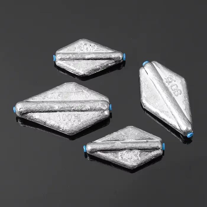 Plombs de pêche plats Tongxin 40-120g choix multiple - Poids pour pêche en eau douce et matériel de pêche