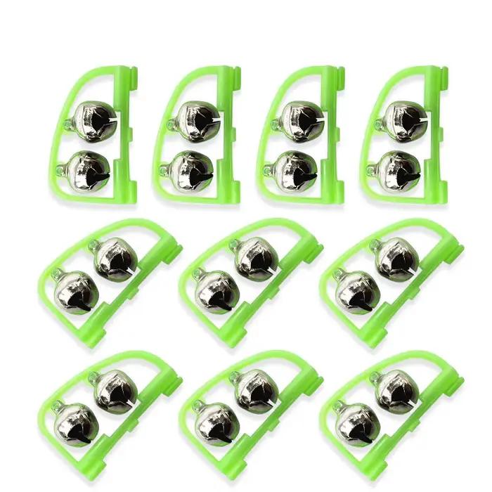 5-10 cloches doubles plastique pêche nuit - Accessoires portables rapides alarme morsure canne