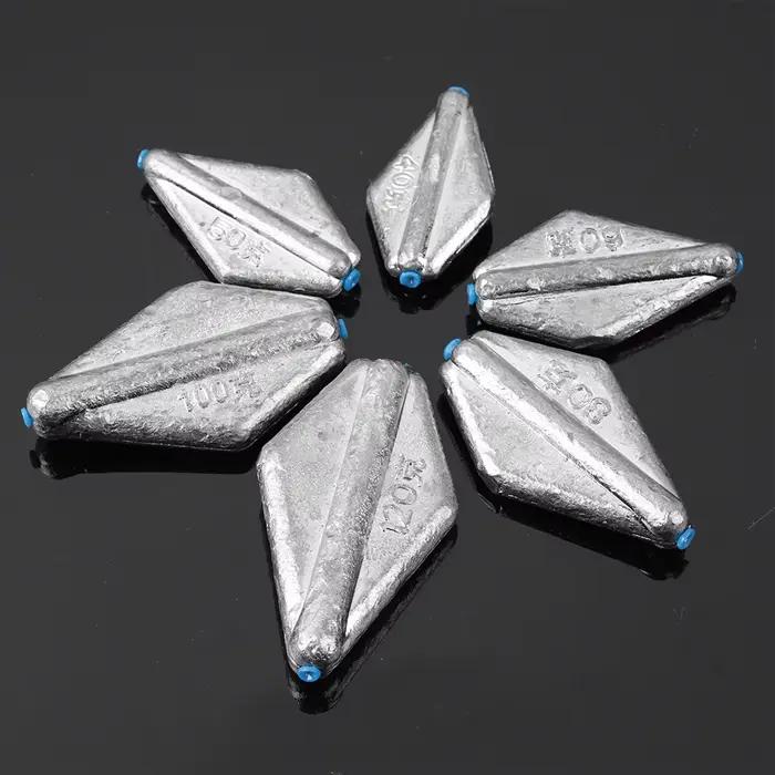 Plombs de pêche plats Tongxin 40-120g choix multiple - Poids pour pêche en eau douce et matériel de pêche