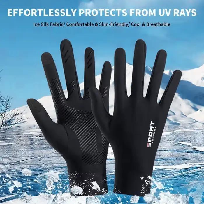 Gants pêche été anti-dérapants imperméables écran tactile protection UV pour pêcheurs actifs