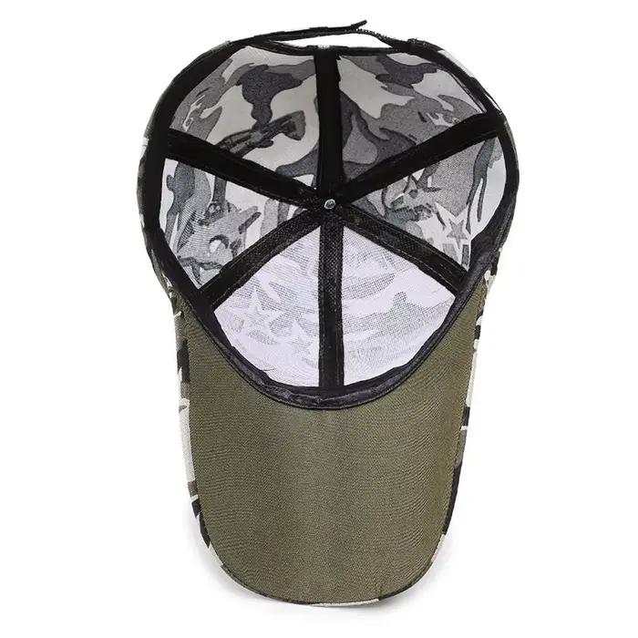 Casquette baseball camouflage ajustable pour pêche outdoor - Modèle sportif cool