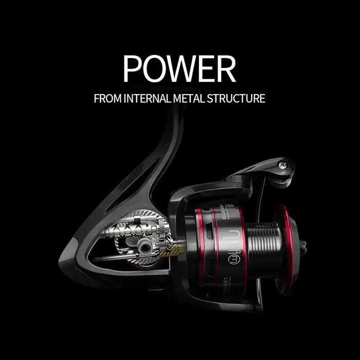 Moulinet spinning Max Drag 30KG New Max Drag - Poignée interchangeable droite/gauche - Ratio 5.2:1 haute vitesse