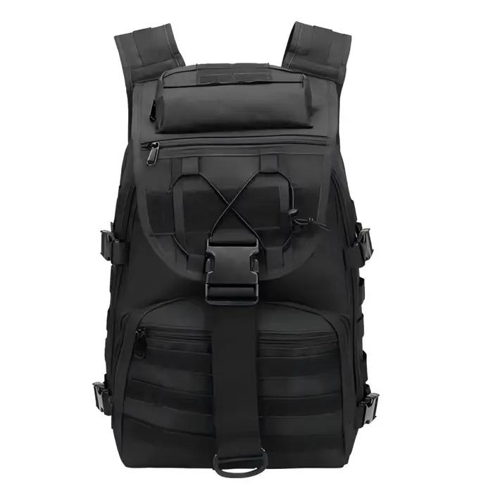 Sac à Dos Tactique 35L pour Pêche - Randonnée Survie Camping Sac Polyvalent Extérieur Sportif