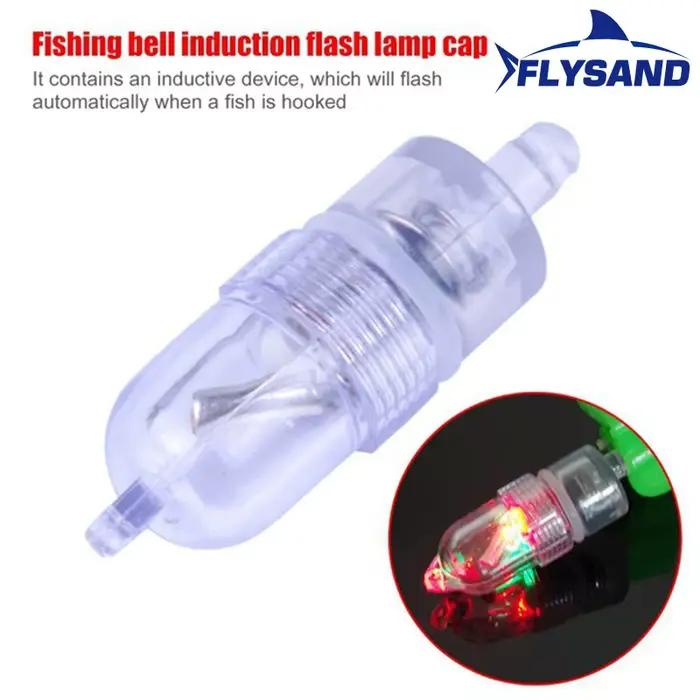 Cloches double alarme FLYSAND LED rouge et verte - Alarme lumineuse et sonore pour pêche nocturne