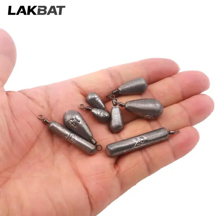 10 plombs goutte d'eau 3.5g à 20g - Accessoires de plombage pour pêche en mer et rivière