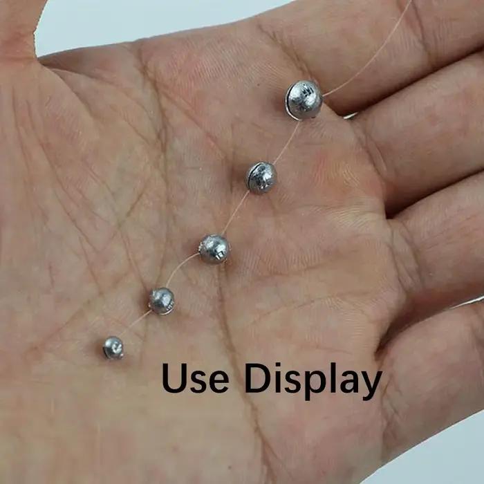 50 plombs split shot ronds pour pêche - Plombs explosion pour flotteur et ligne