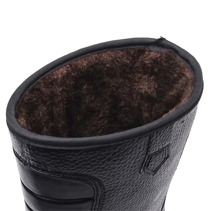 Bottes de pêche Aukuma avec doublure chaude amovible chaussures de pluie imperméables antidérapantes pour pêche chasse occasions spéciales