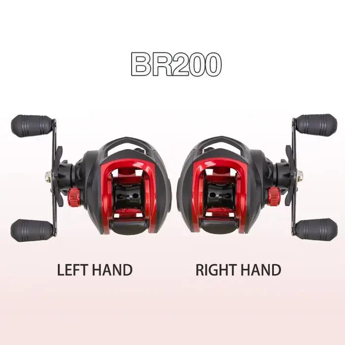 Moulinet Baitcasting Billings BR Series 7.2:1 pour pêche en mer et eau douce