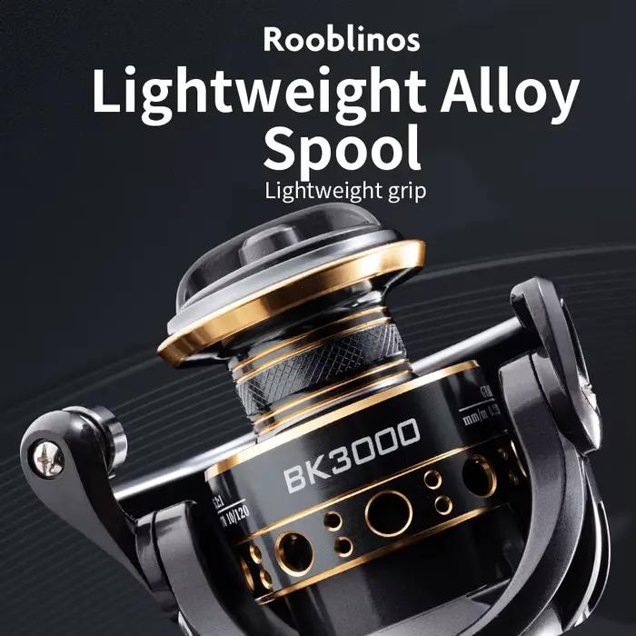 Moulinet spinning Rooblinos BK mer eau douce bobine métal interchangeable truite carpe