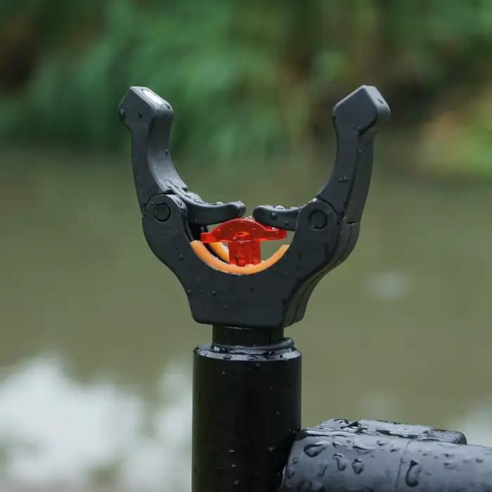 Support de canne Hirisi avec poignée caoutchouc pour alarmes de pêche et barres buzz - Accessoire AC170