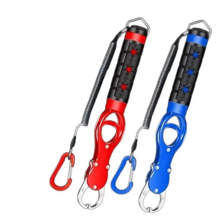Pince à lèvres professionnelle en alliage d'aluminium avec balance - Outil de pêche étanche et anti-rouille