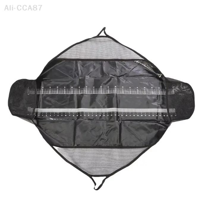 Filet de pesée pliable pour poisson avec protection numérique - Matelas d'atterrissage et de pesée étanche