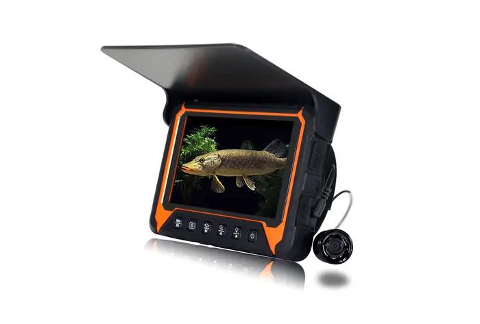 Caméra sous-marine 5 pouces pour pêche sous glace - Endoscope AV 130° avec détection poissons